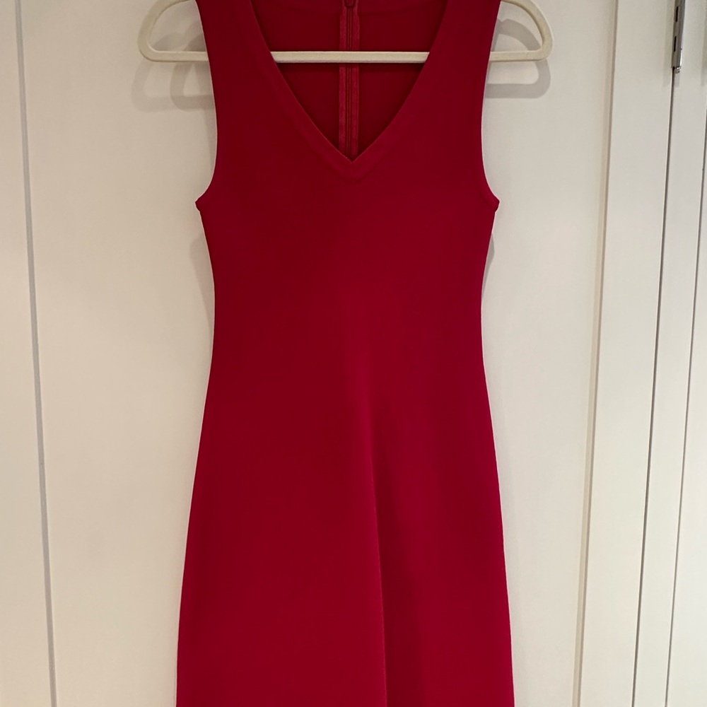 Alaia Red Sleeveless Dress